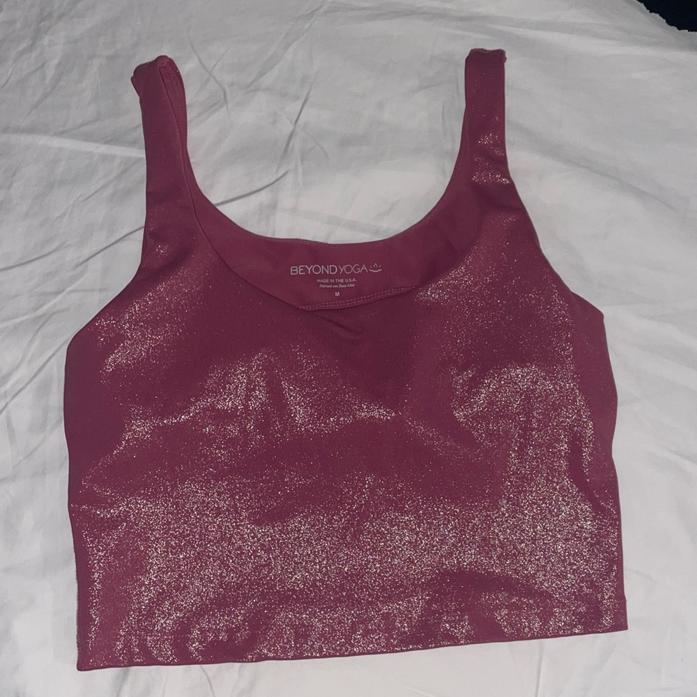 NWOT beyond yoga sparkle tank
